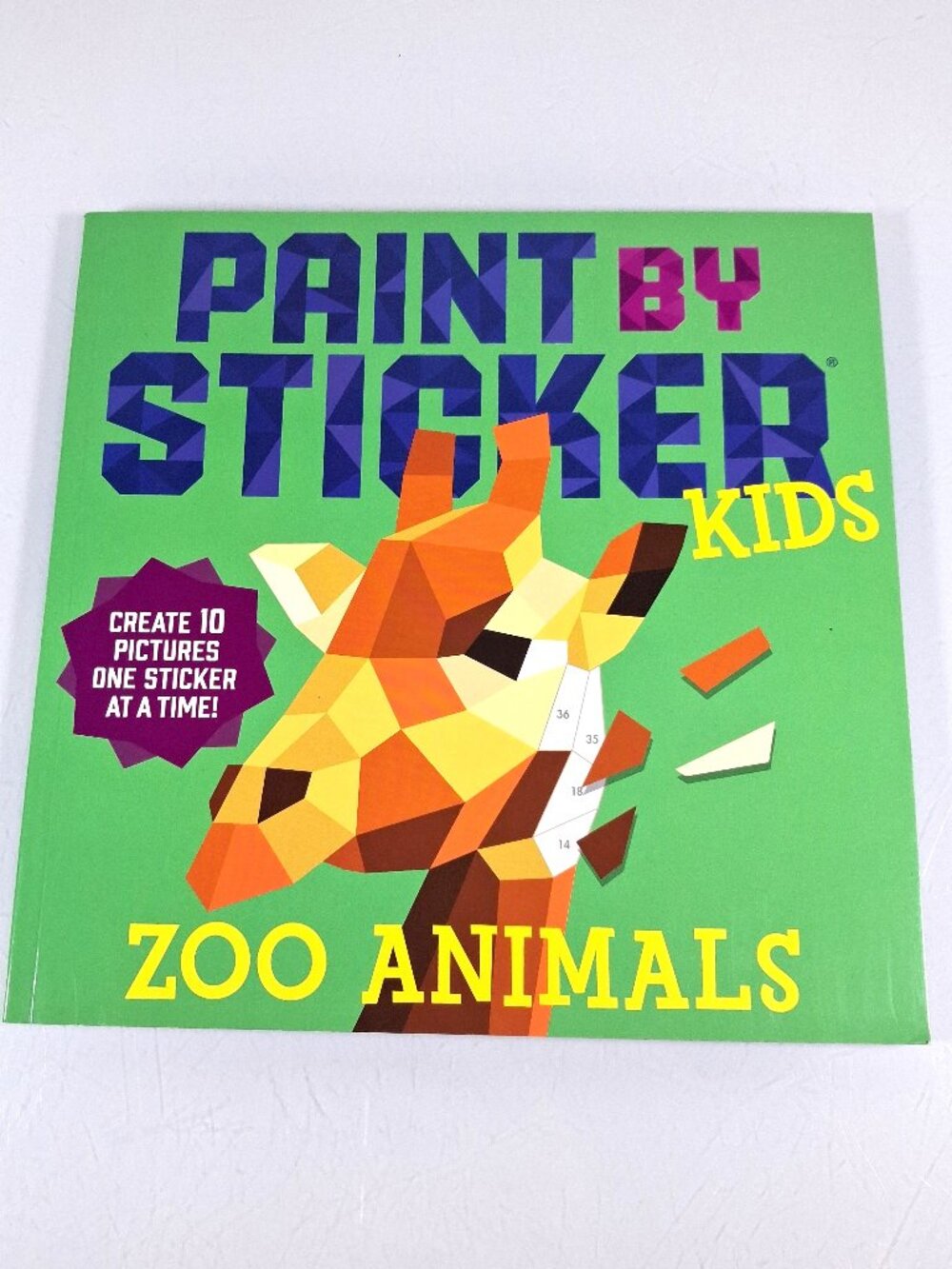 Paint by Sticker Kids: Zoo Animals : Create 10 Pictures One Sticker At A Time